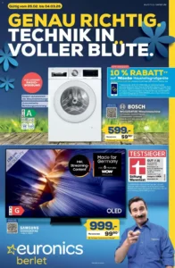 Euronics Berlet Prospekt 26/02/2026 – 04/03/2026