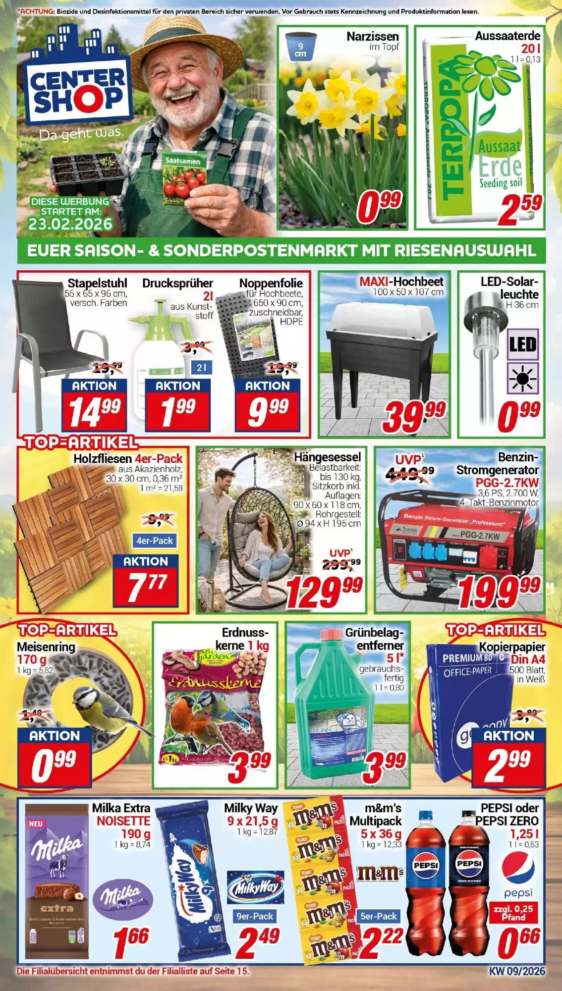 CENTERSHOP Prospekt 23/02/2026 – 28/02/2026