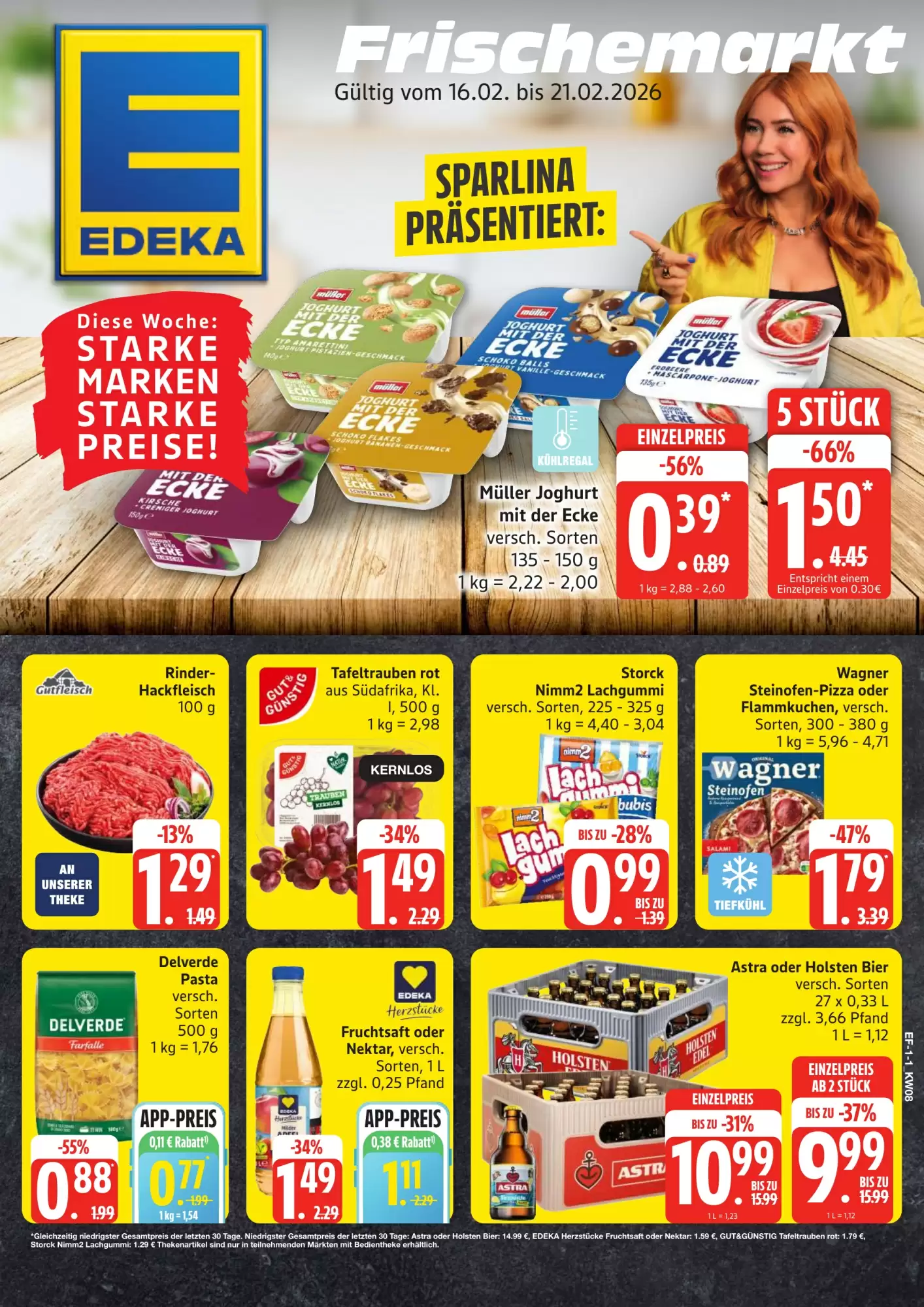 Edeka Frischemarkt Prospekt 16/02/2026 – 21/02/2026
