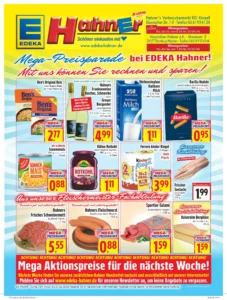 EDEKA Hahner Prospekt 16/02/2026 – 21/02/2026