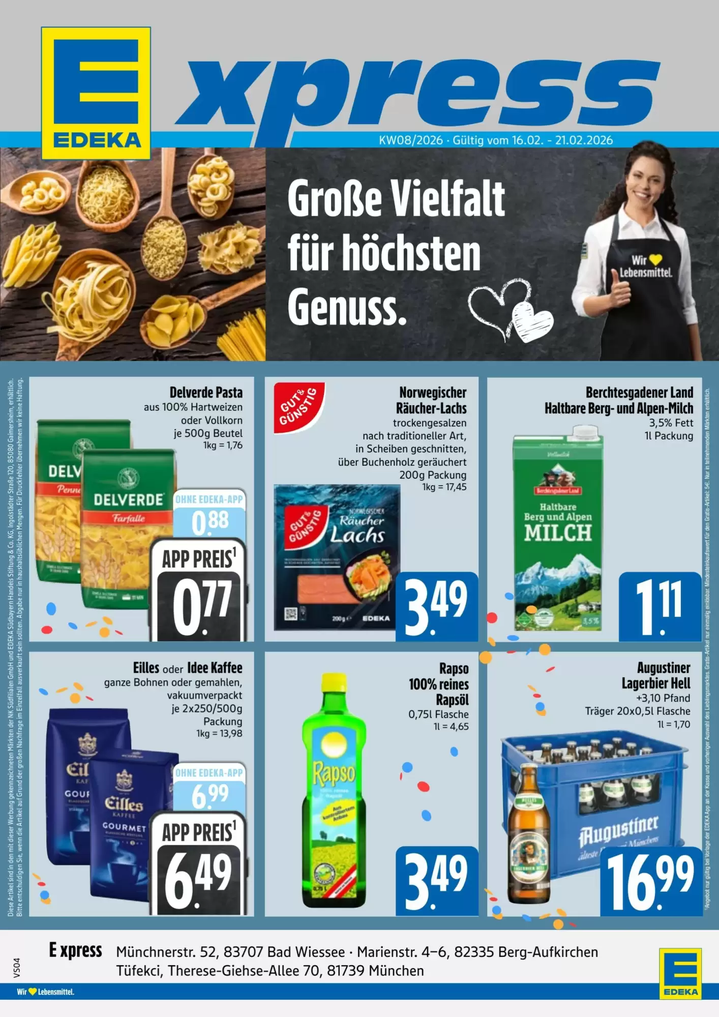 Edeka Xpress Prospekt 16/02/2026 – 22/02/2026