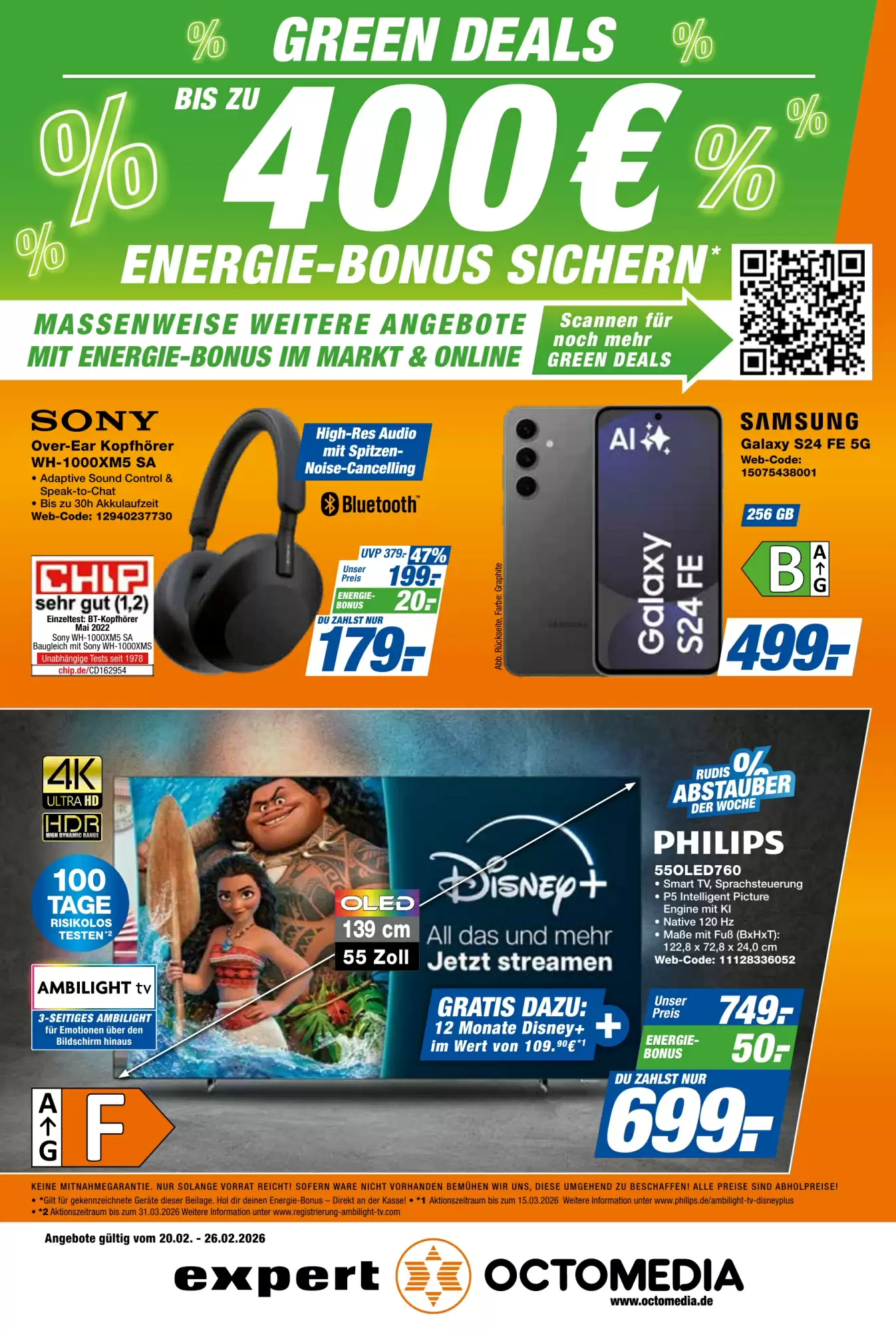 Expert Octomedia Prospekt 20/02/2026 – 26/02/2026