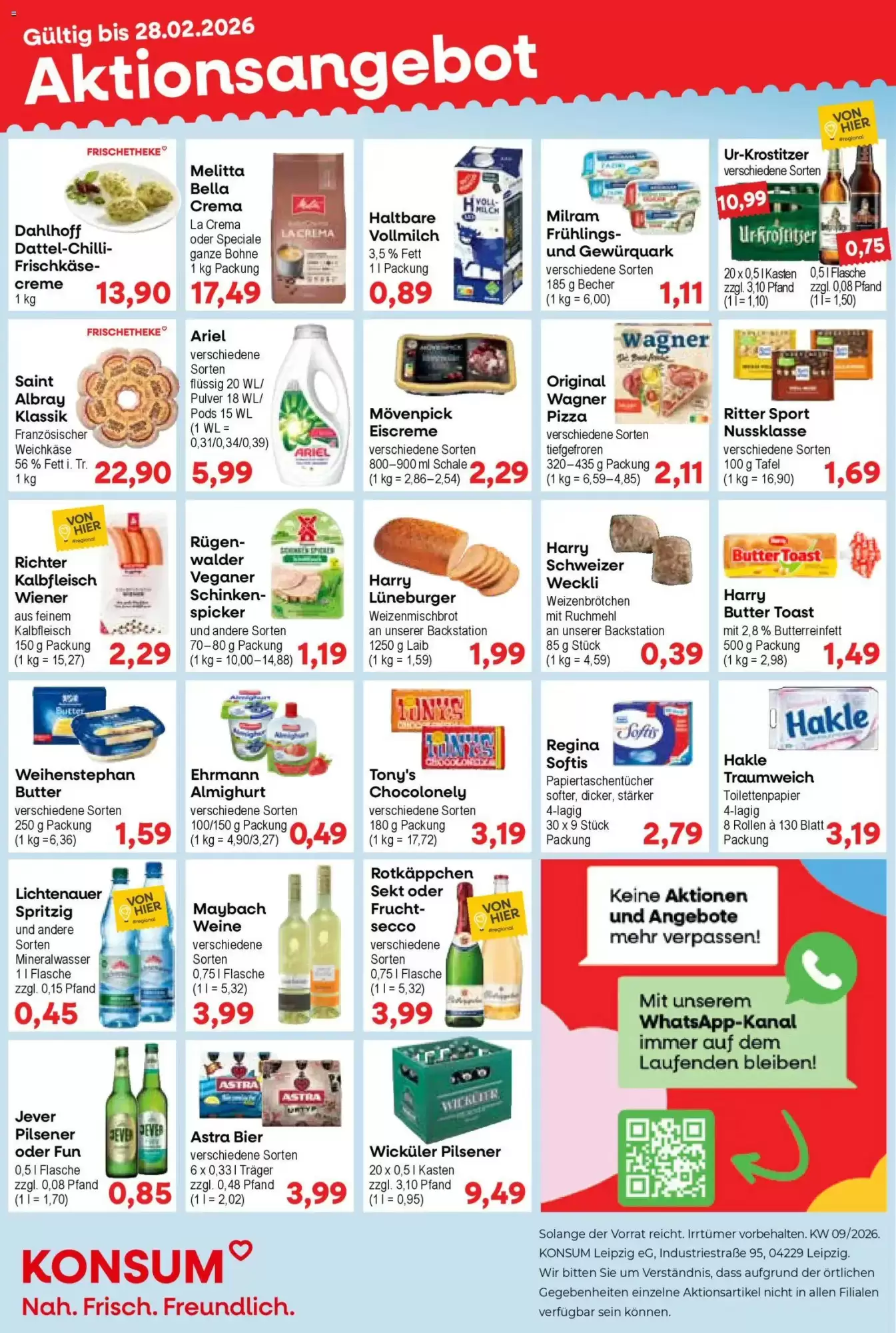 Konsum Leipzig Prospekt 23/02/2026 – 28/02/2026