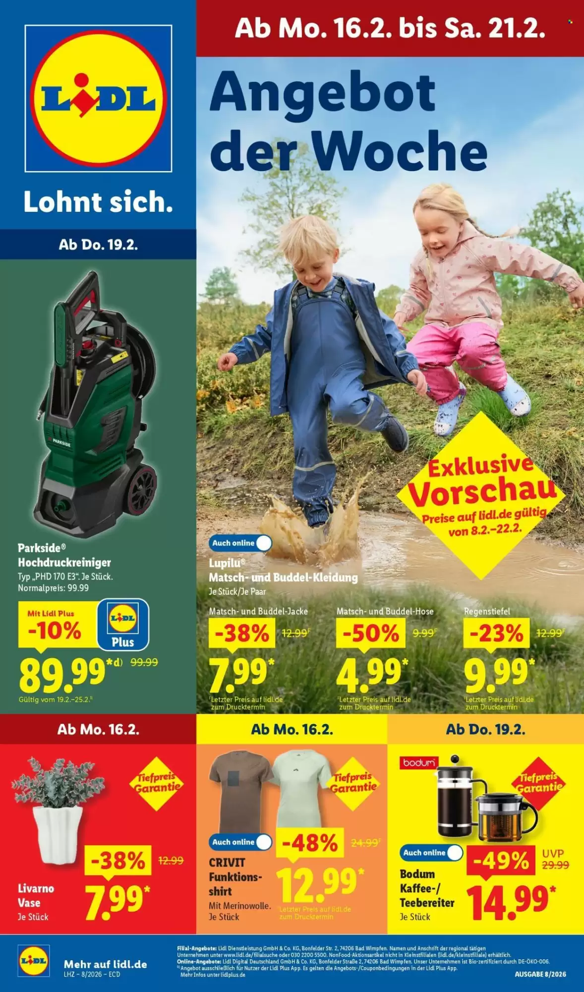 Lidl Prospekt 16/02/2026 – 21/02/2026