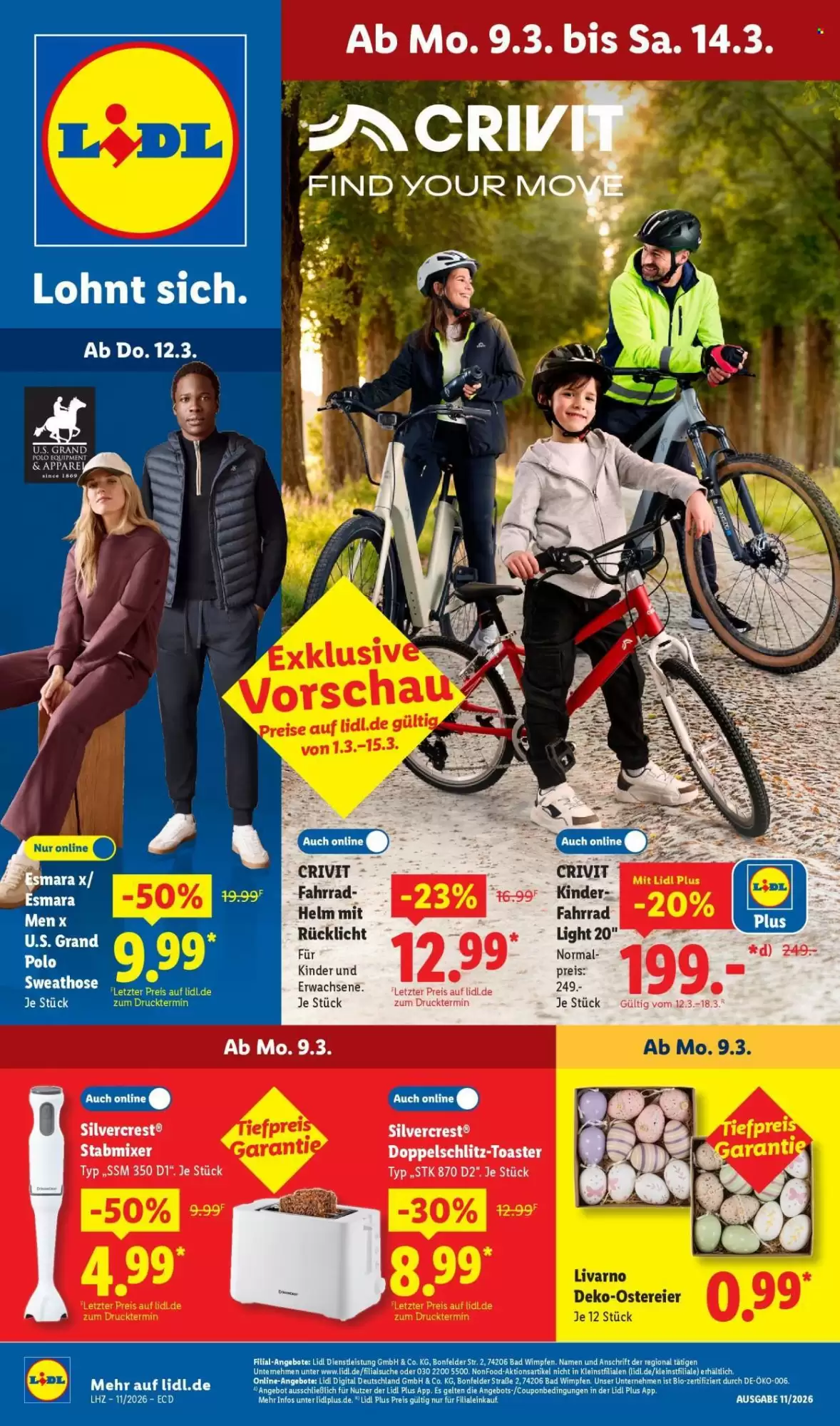 Lidl Prospekt 09/03/2026 – 14/03/2026