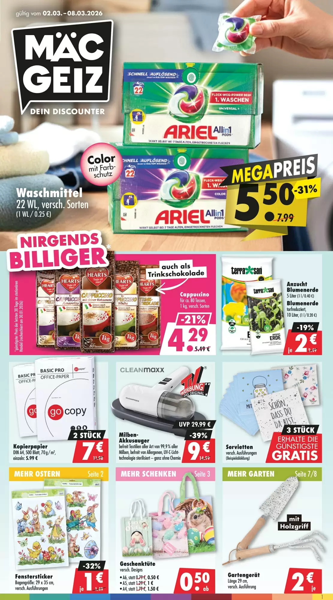 M&auml;c Geiz Prospekt 02/03/2026 – 08/03/2026