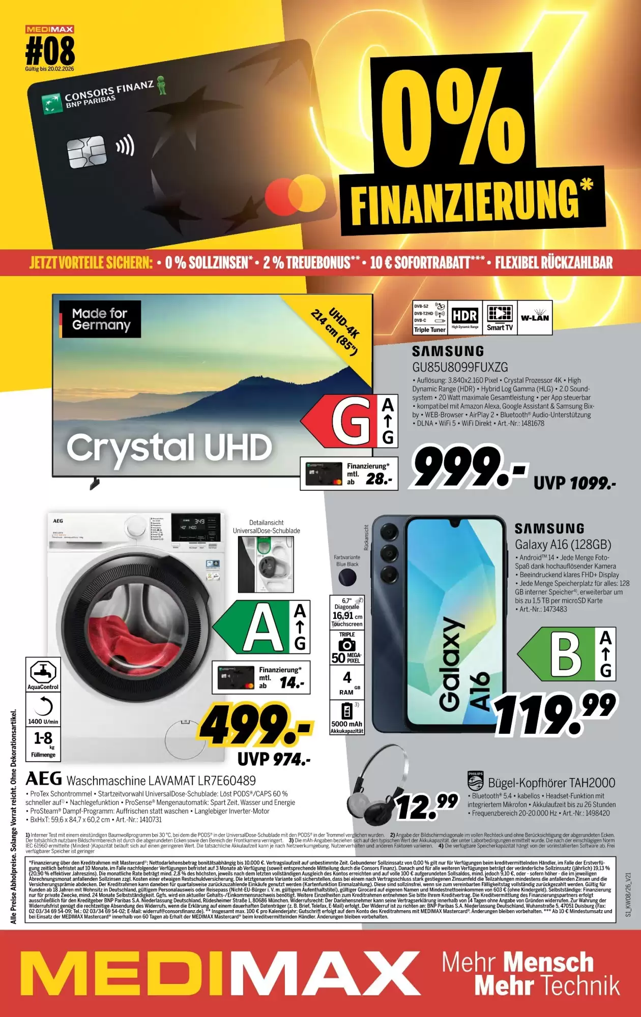 MEDIMAX Prospekt 13/02/2026 – 20/02/2026