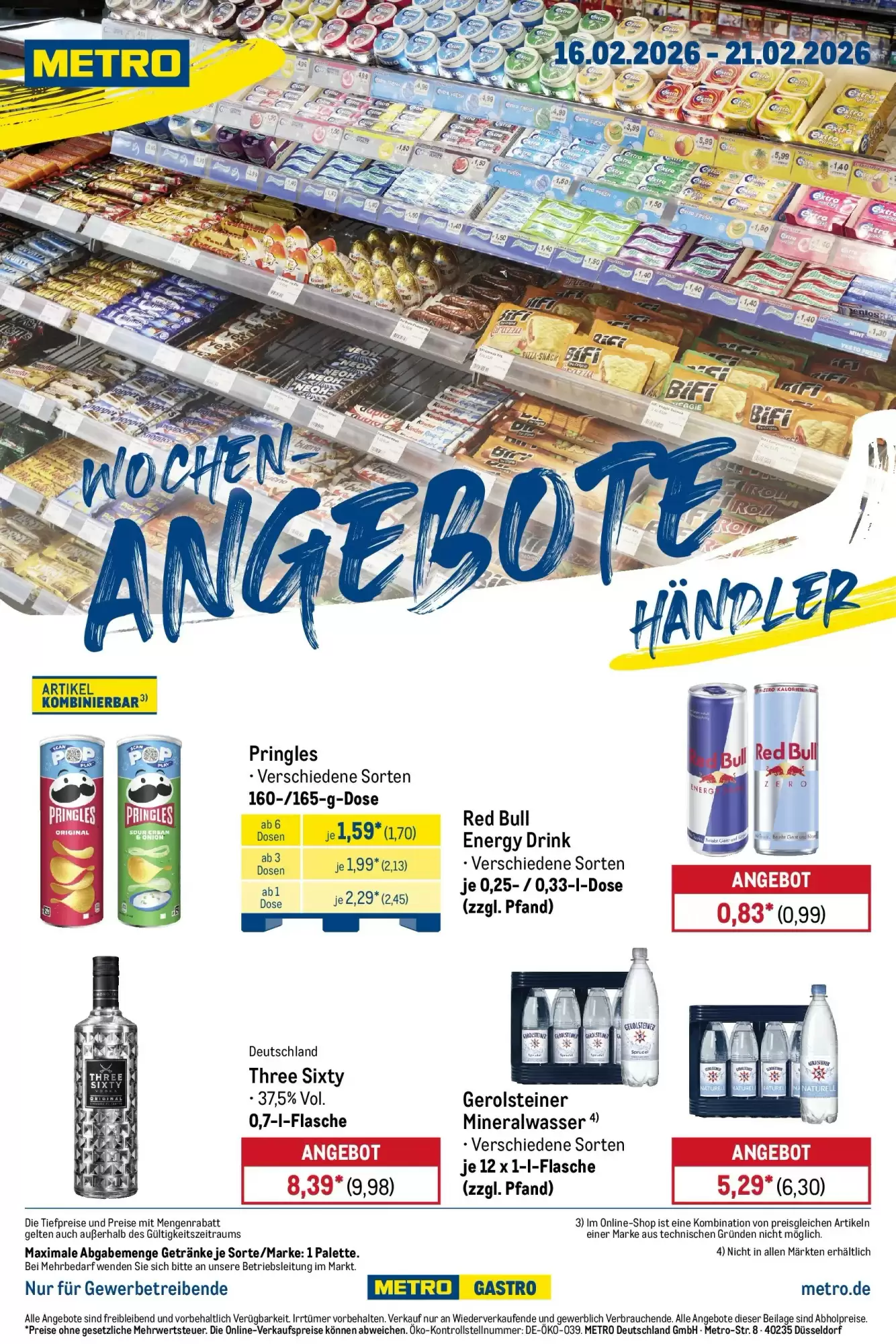 METRO Prospekt 15/02/2026 – 21/02/2026