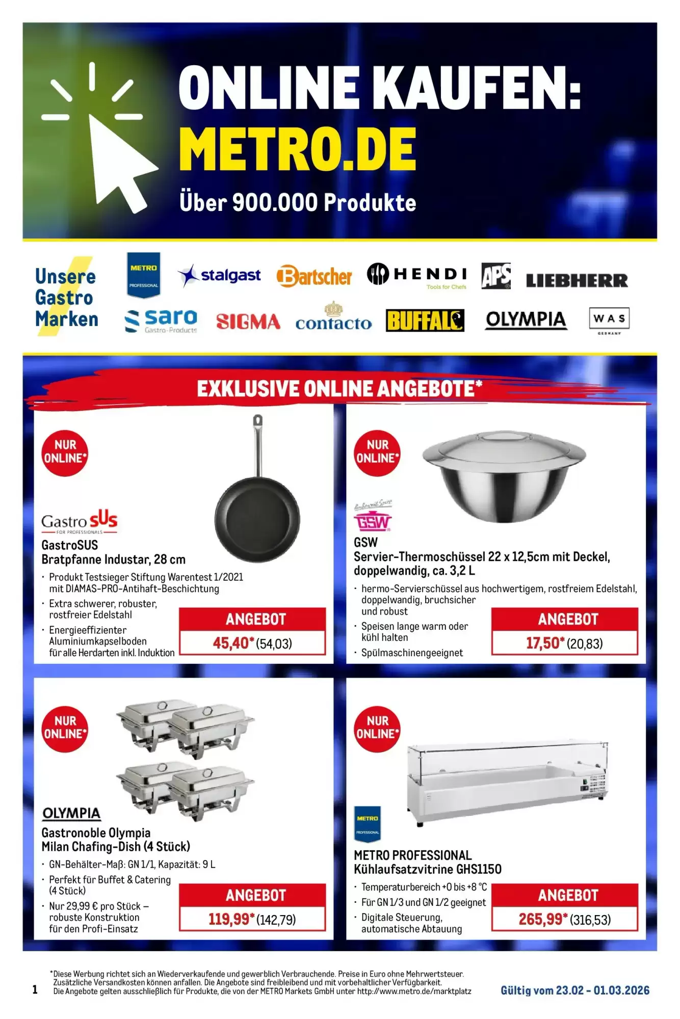 METRO Prospekt 22/02/2026 – 28/02/2026