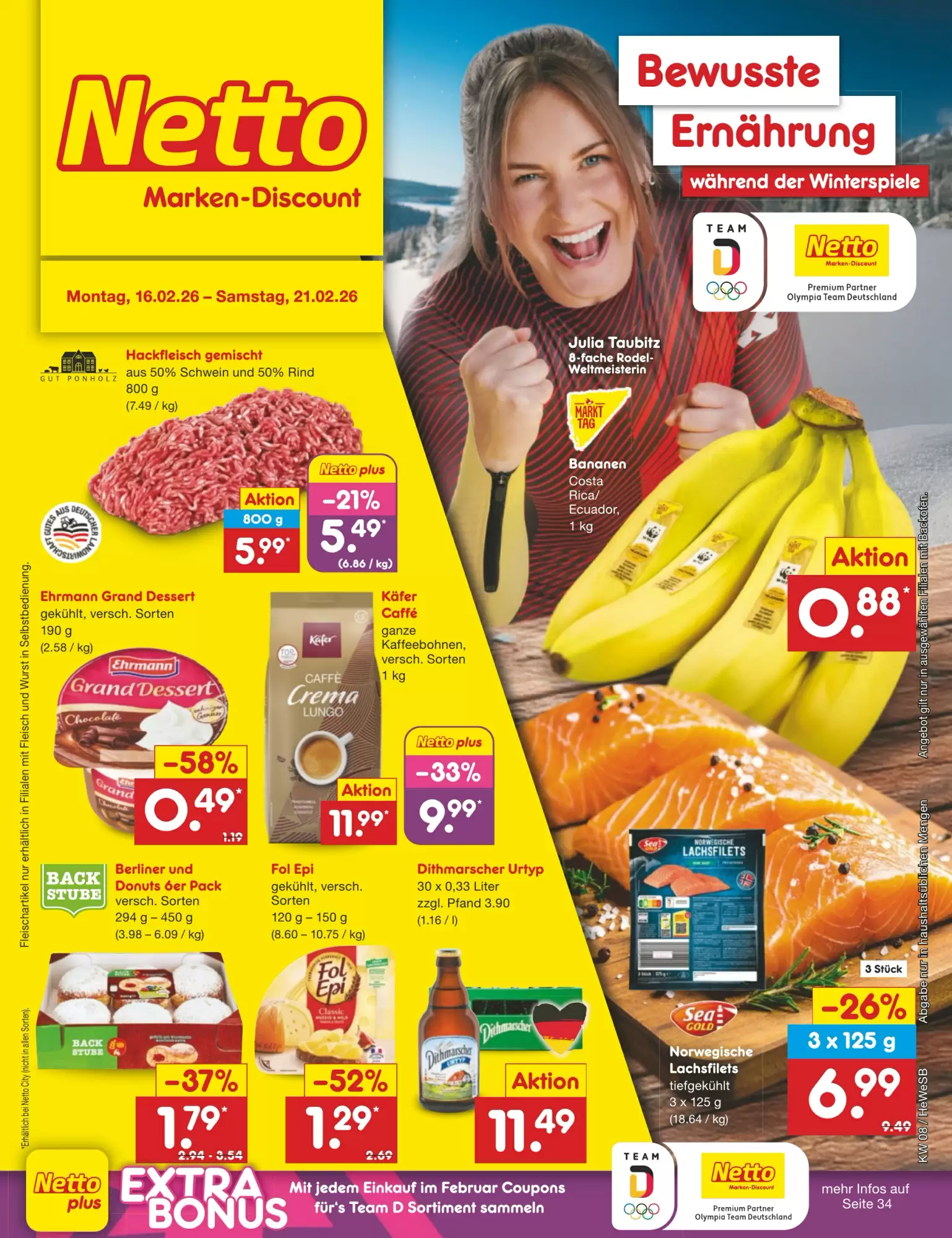 Netto City Prospekt 16/02/2026 – 21/02/2026