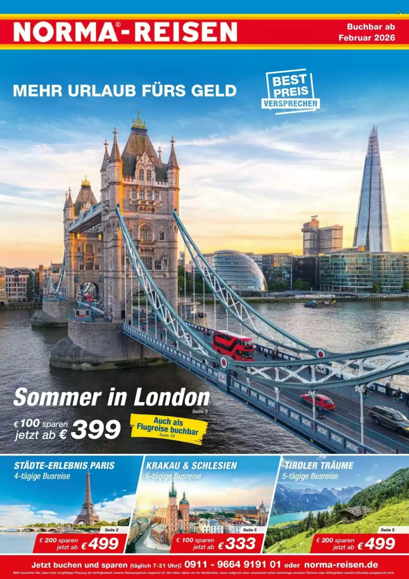Norma Reisen Prospekt 01/02/2026 – 28/02/2026