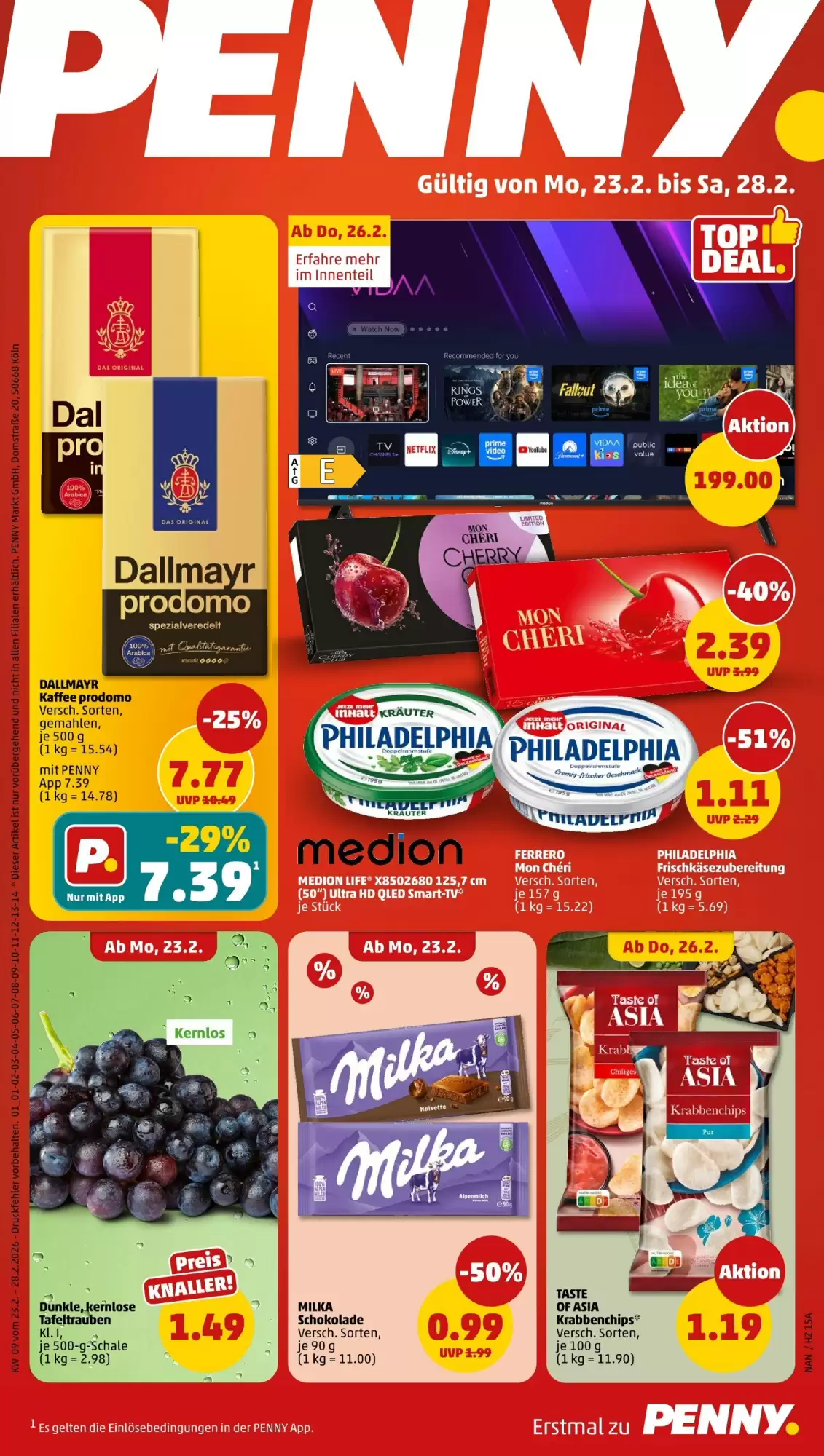 PENNY Prospekt 23/02/2026 – 01/03/2026