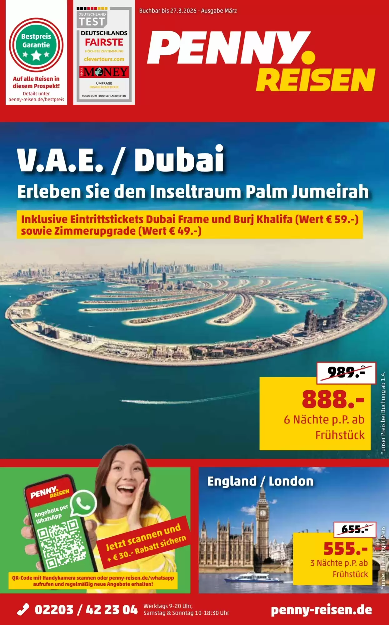Penny Reisen Prospekt 27/02/2026 – 27/03/2026