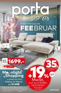 Porta Prospekt 08/02/2026 – 21/02/2026