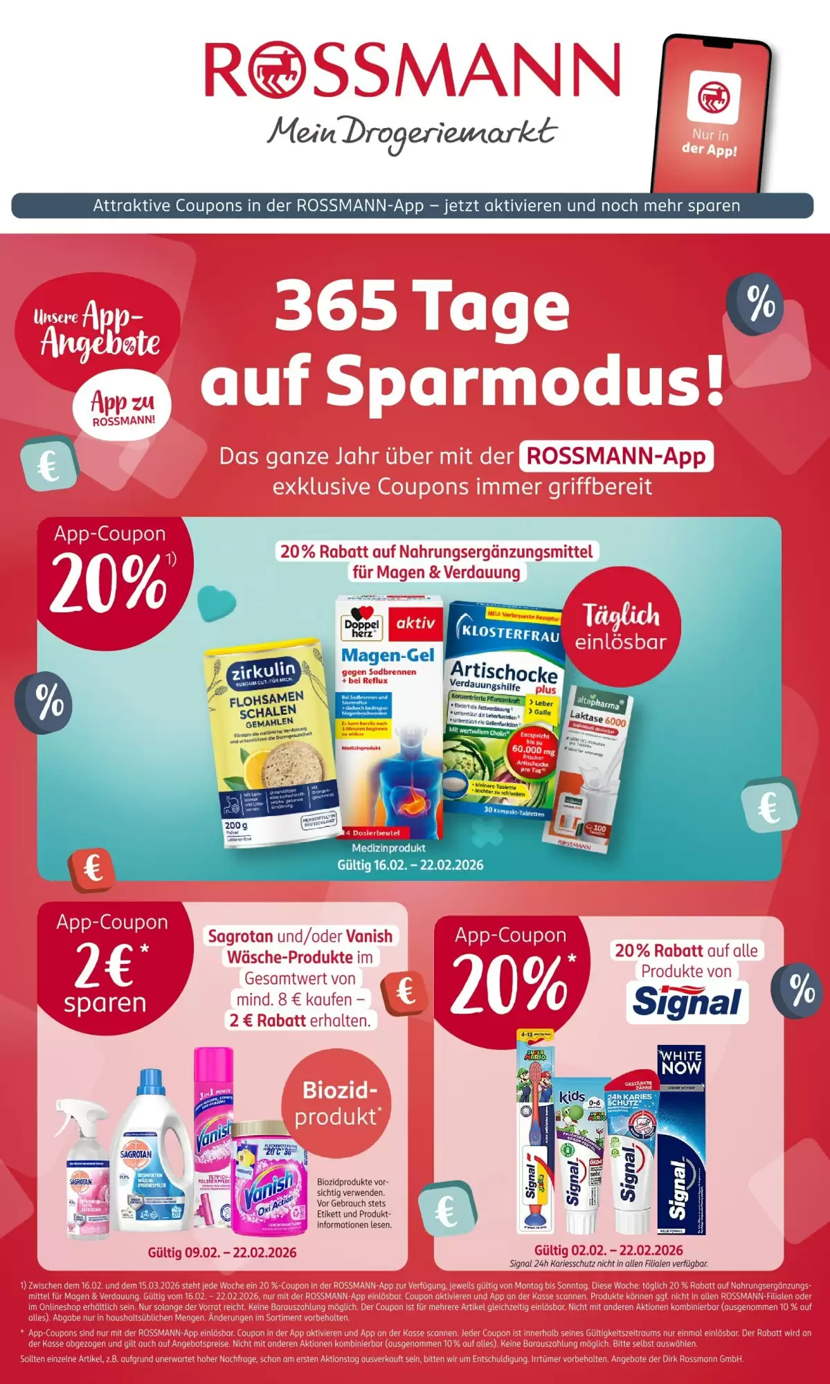 Rossmann Prospekt 16/02/2026 – 20/02/2026