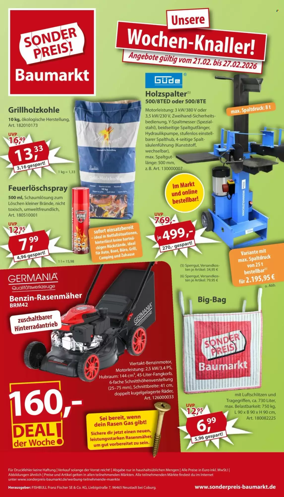 Sonderpreis Baumarkt Prospekt 21/02/2026 – 27/02/2026
