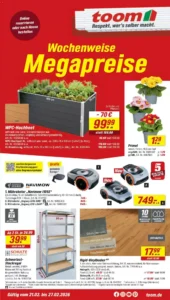 Toom Baumarkt Prospekt 21/02/2026 – 27/02/2026