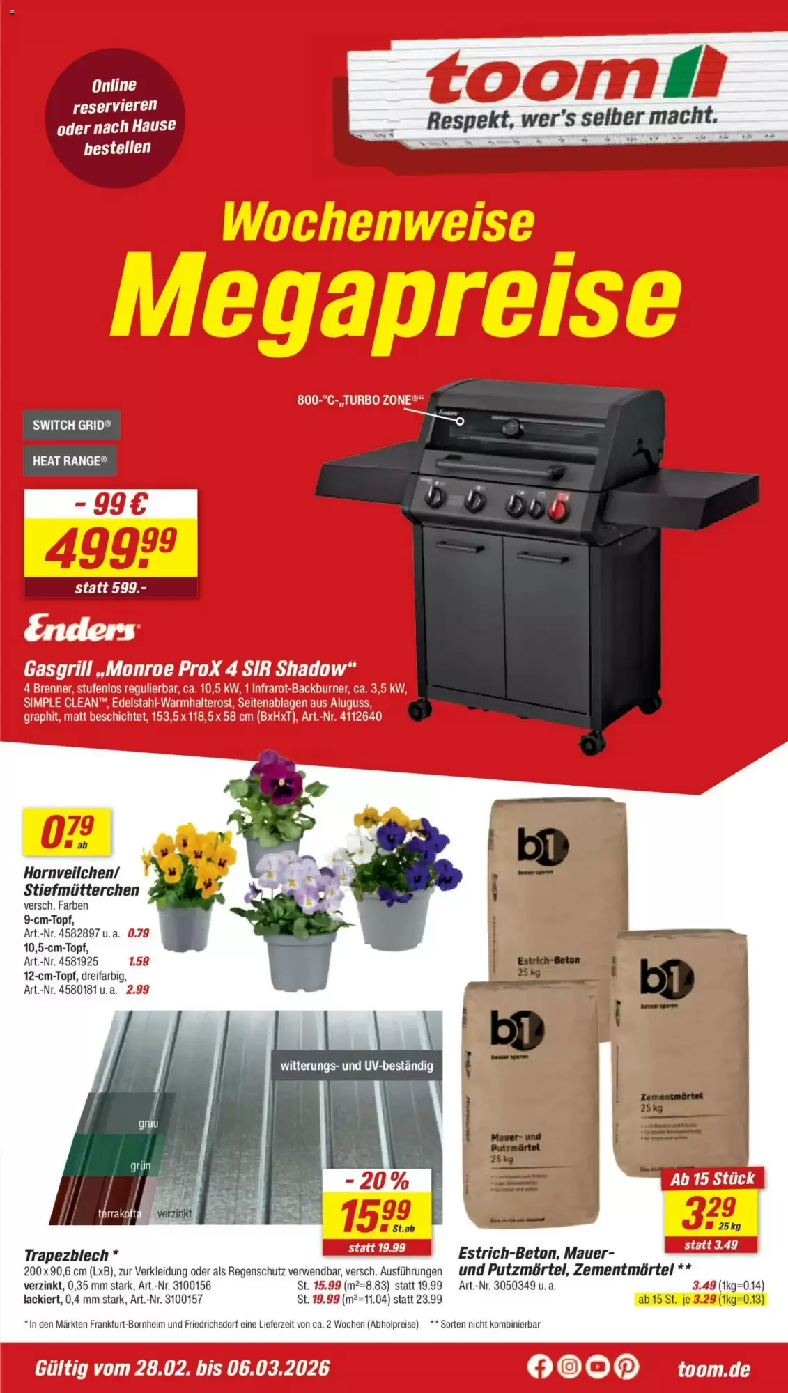 Toom Baumarkt Prospekt 28/02/2026 – 06/03/2026