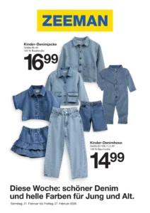 Zeeman Prospekt 21/02/2026 – 27/02/2026