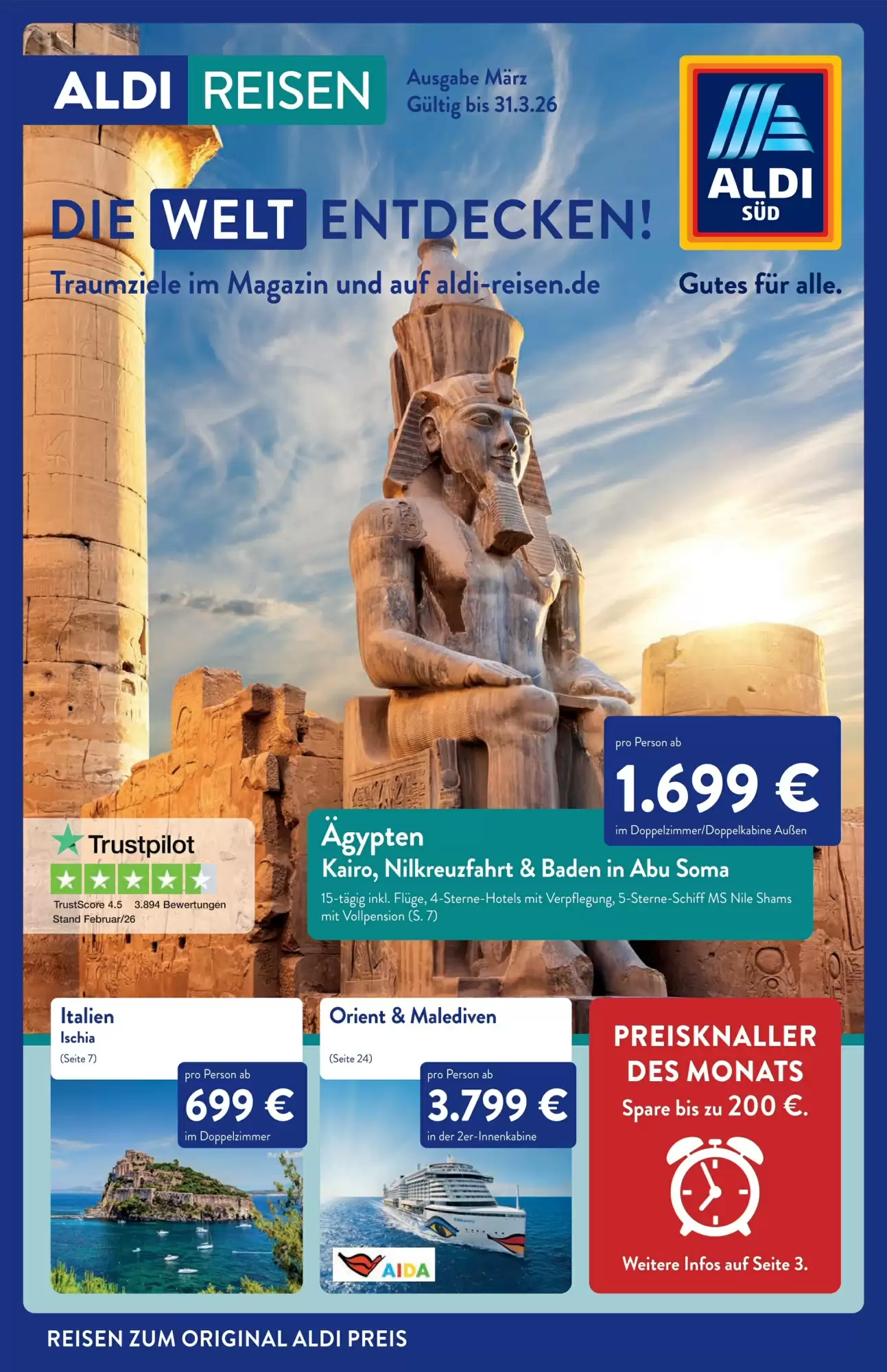 Aldi S&uuml;d Prospekt 01/03/2026 – 31/03/2026