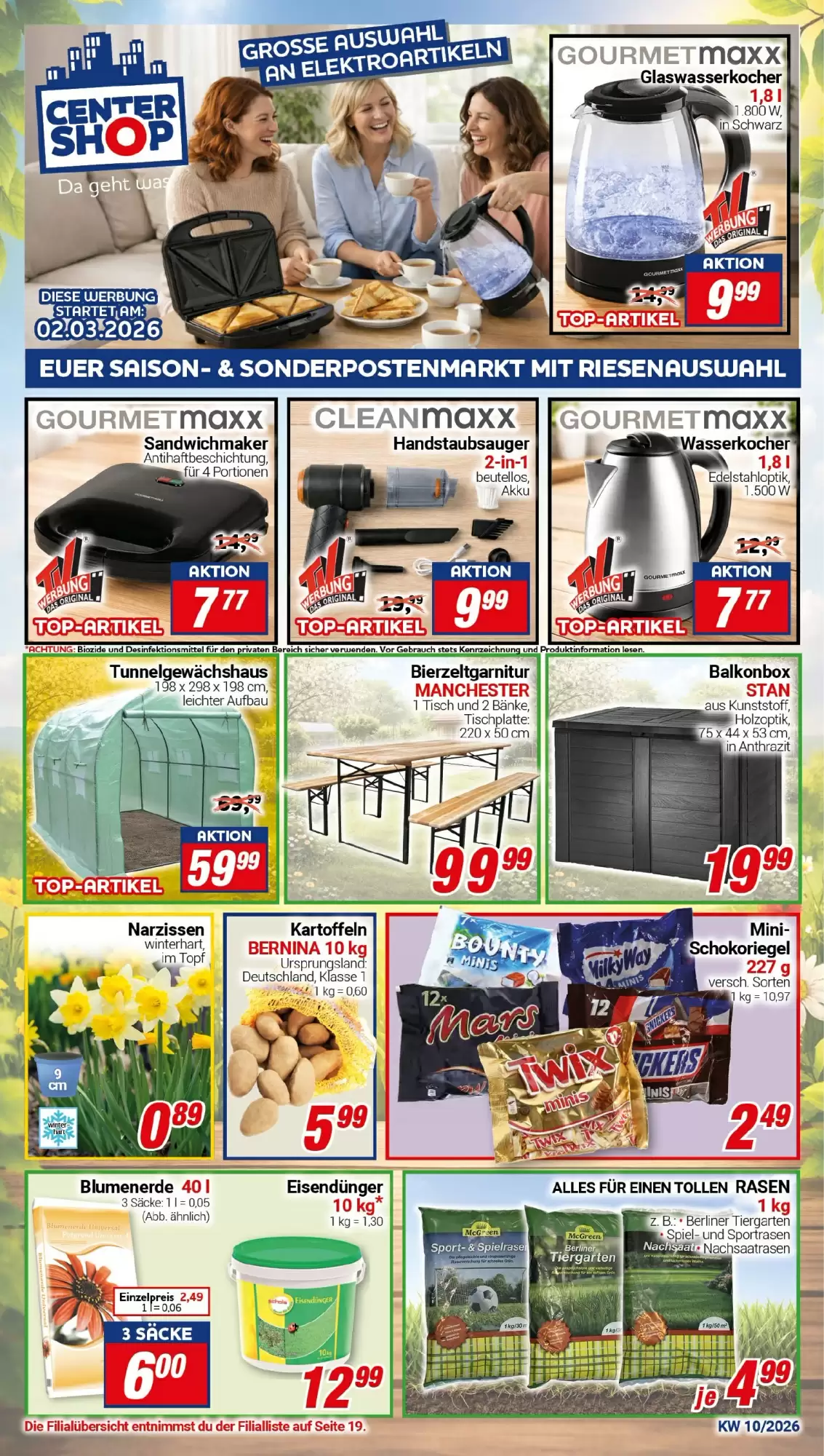 CENTERSHOP Prospekt 02/03/2026 – 07/03/2026