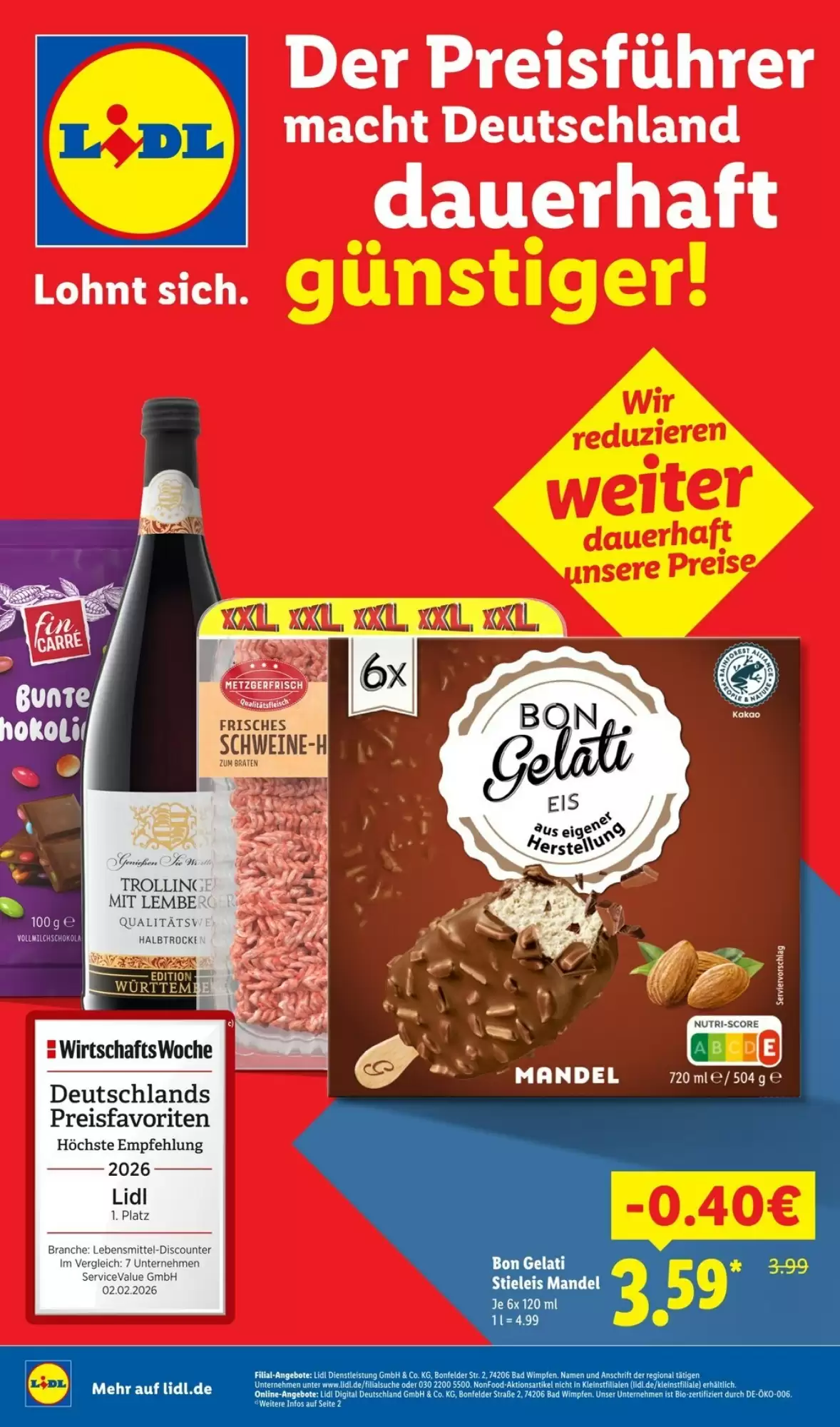Lidl Prospekt 01/03/2026 – 31/12/2026