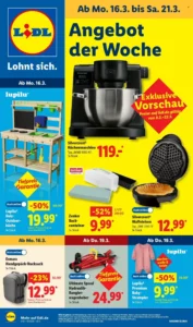 Lidl Prospekt 16/03/2026 – 21/03/2026