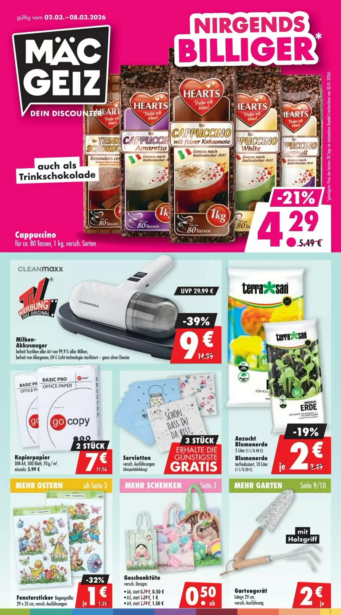 M&auml;c Geiz Prospekt 02/03/2026 – 08/03/2026