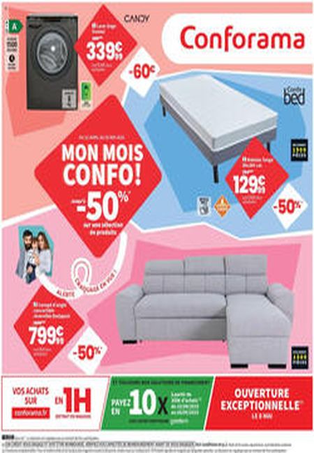 Catalogue Conforama 22/04/2025 – 26/05/2025