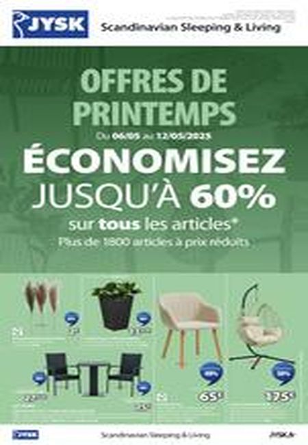 Catalogue JYSK 06/05/2025 – 12/05/2025