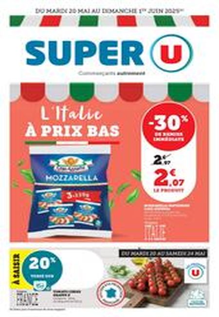 Catalogue Super U 20/05/2025 – 01/06/2025