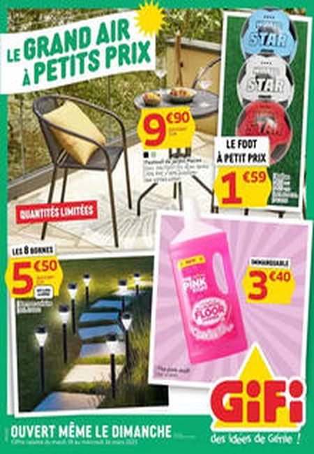 Catalogue Gifi 18/05/2025 – 26/05/2025