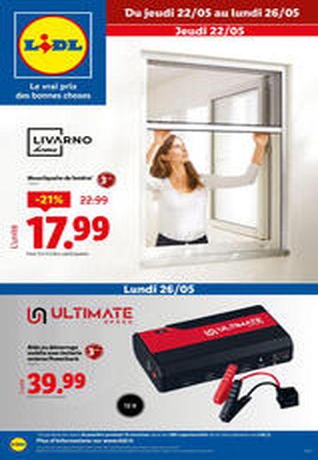 Catalogue Lidl 22/05/2025 – 26/05/2025