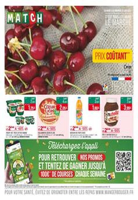 Catalogue Match 03/06/2025 – 15/06/2025