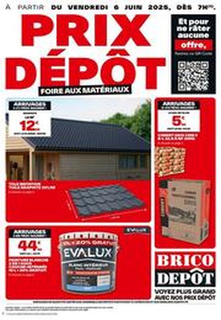 Catalogue Brico Dépôt 06/06/2025 – 19/06/2025