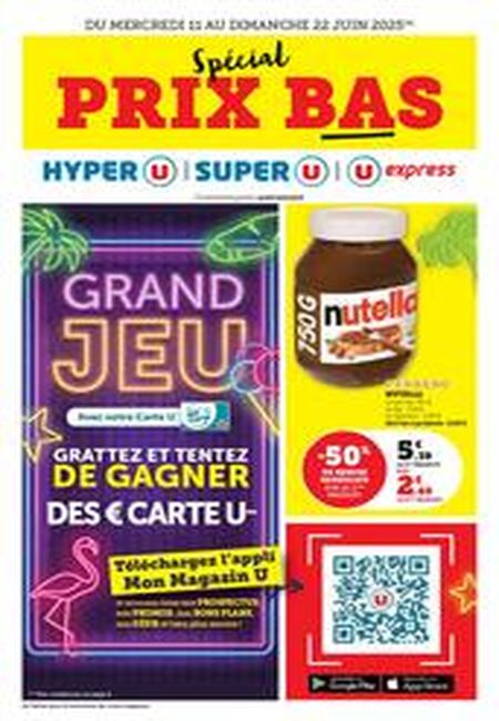 Catalogue Super U 11/06/2025 – 22/06/2025