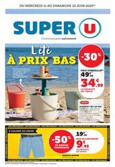 Catalogue Super U 11/06/2025 – 22/06/2025