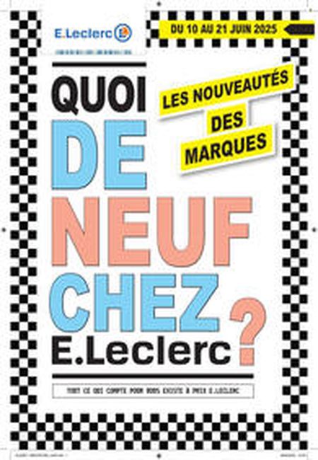 Catalogue E.Leclerc 10/06/2025 – 21/06/2025
