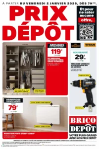 Catalogue Brico D&eacute;p&ocirc;t 02/01/2026 – 29/01/2026
