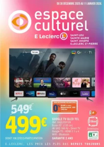 Catalogue E.Leclerc Espace Culturel 30/12/2025 – 11/01/2026