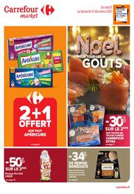 Catalogue Carrefour Market 08/12/2025 – 21/12/2025