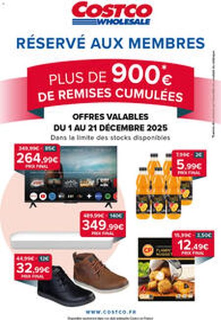 Catalogue Costco 01/12/2025 – 21/12/2025