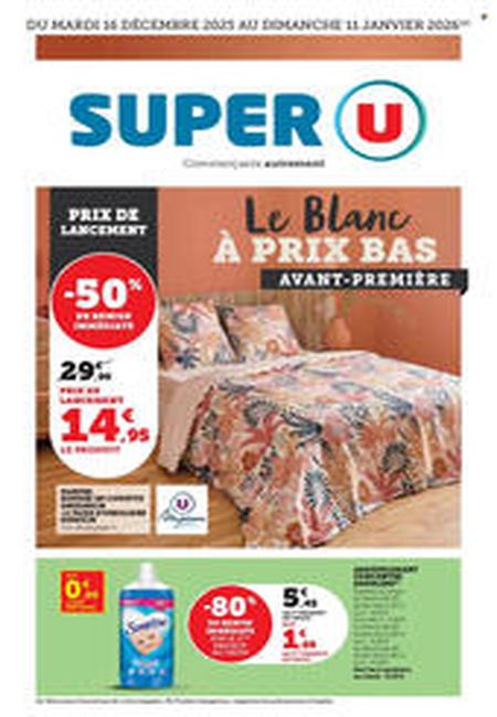 Catalogue Super U 16/12/2025 – 11/01/2026