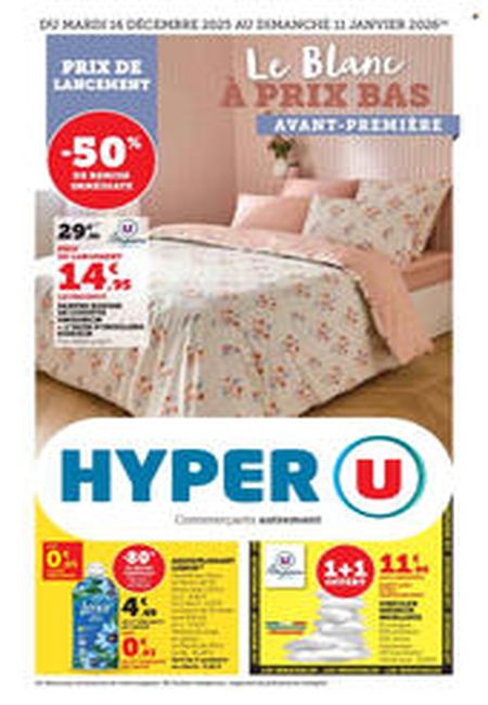 Catalogue Hyper U 16/12/2025 – 11/01/2026