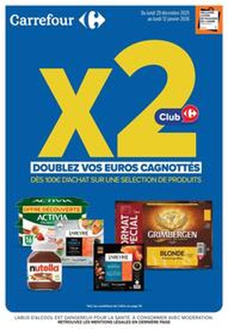 Catalogue Carrefour 29/12/2025 – 12/01/2026