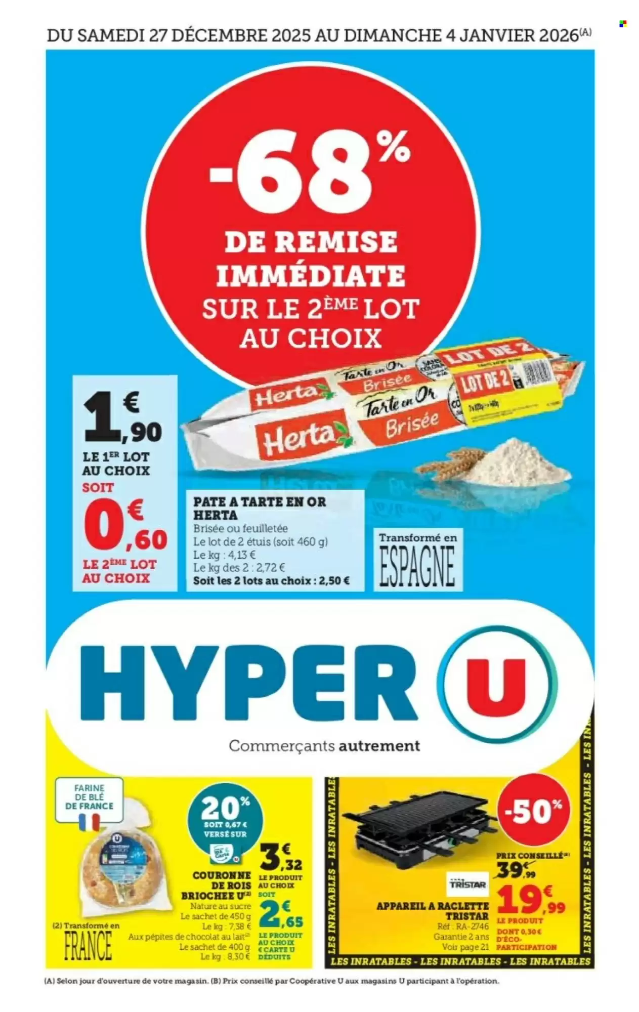 Catalogue Hyper U 27/12/2025 – 04/01/2026
