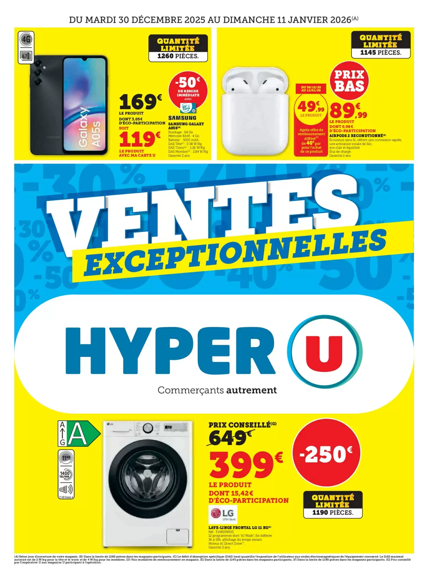 Catalogue Hyper U 30/12/2025 – 11/01/2026