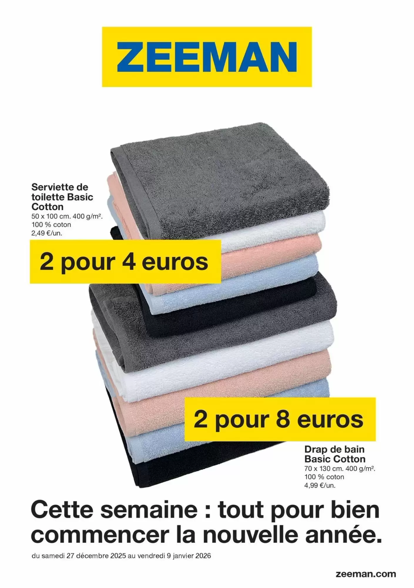 Catalogue Zeeman 27/12/2025 – 09/01/2026
