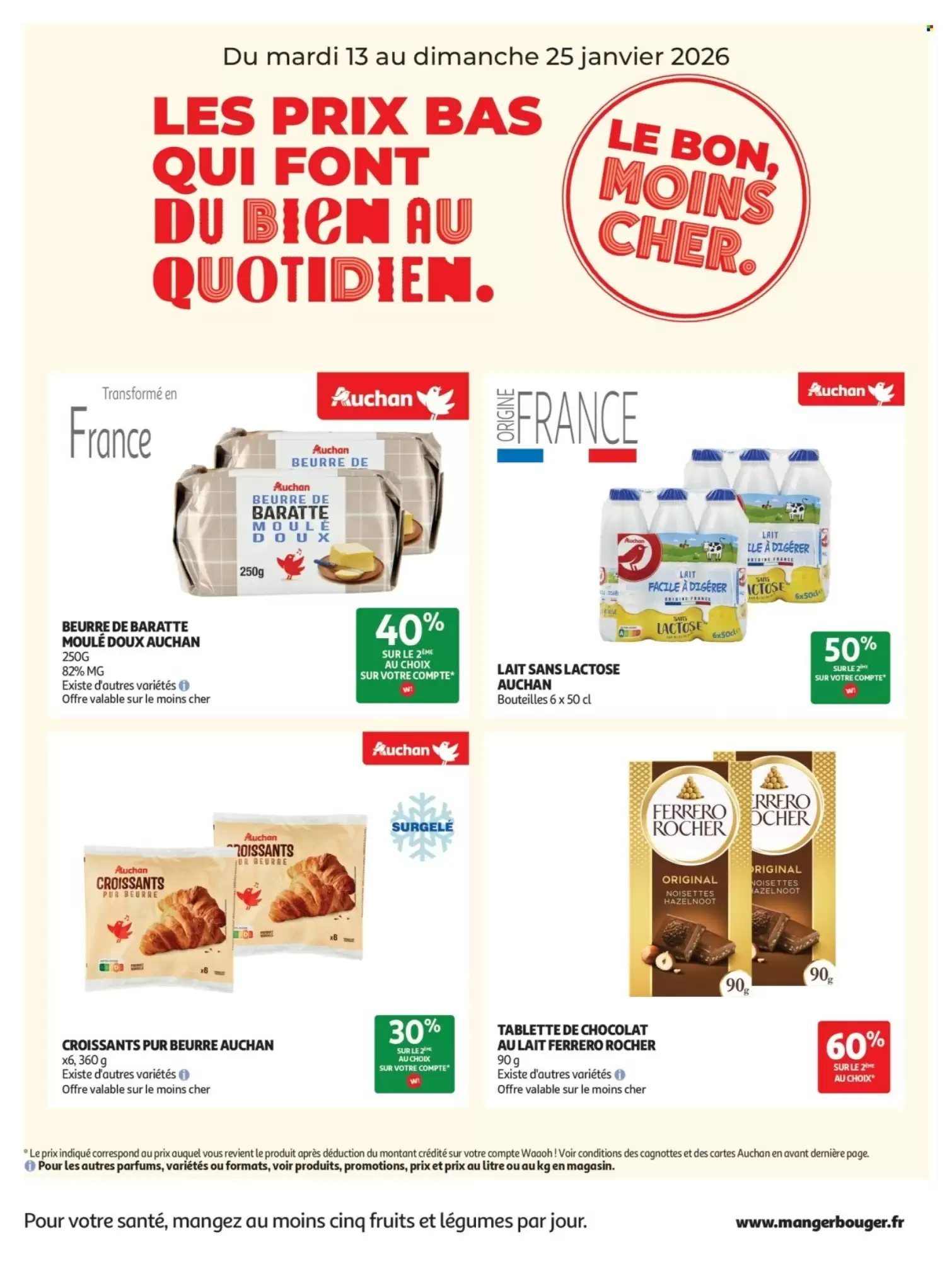 Catalogue Auchan 13/01/2026 – 25/01/2026