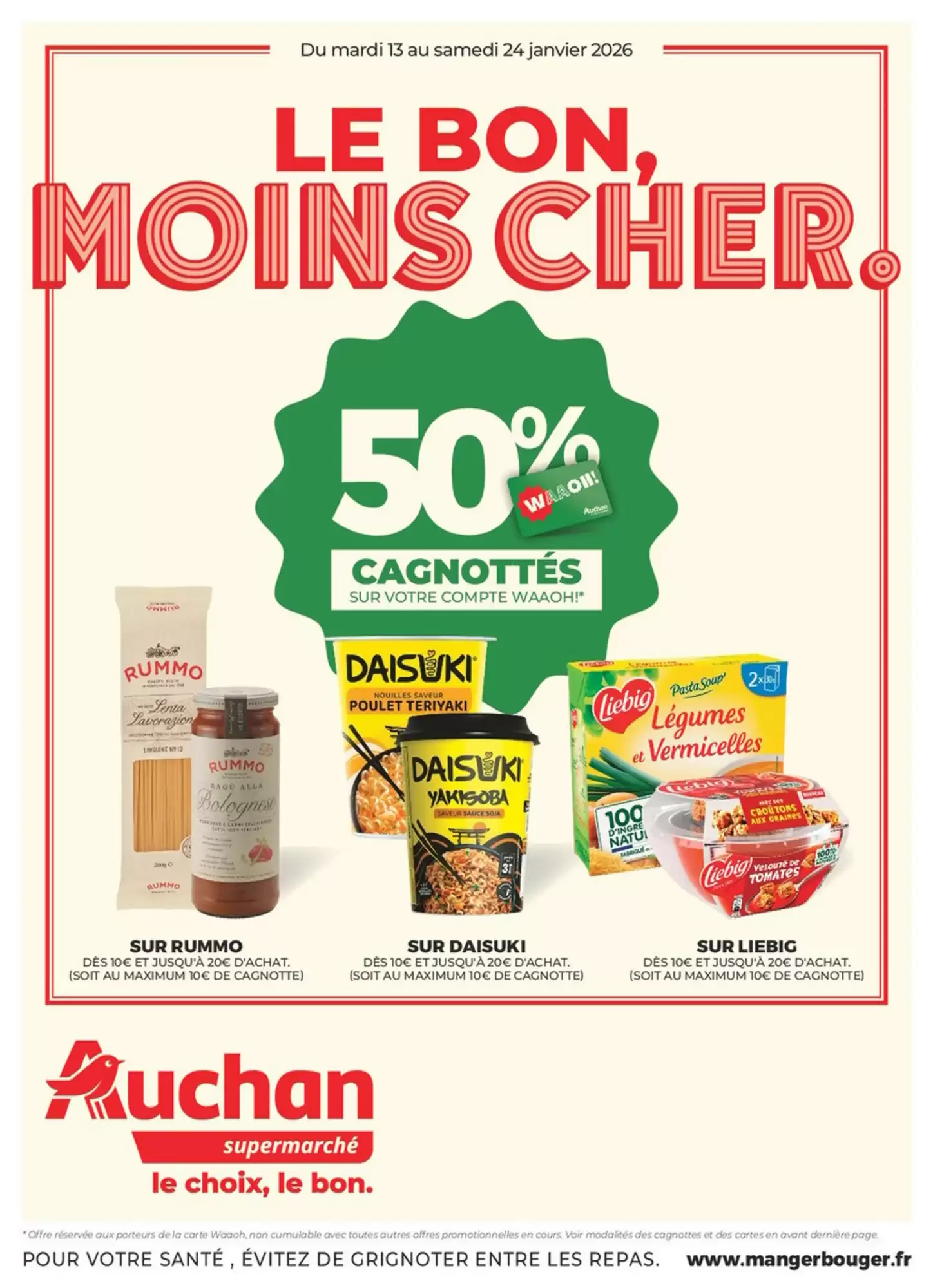 Catalogue Auchan Supermarch&eacute; 13/01/2026 – 24/01/2026